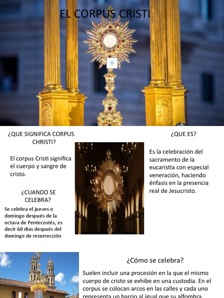 Celebración y Significado del Corpus Christi | PDF | Religión y ...