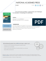Flowback and Produced Waters - Opportunities and Challenges For Innovation - Proceedings of A Workshop