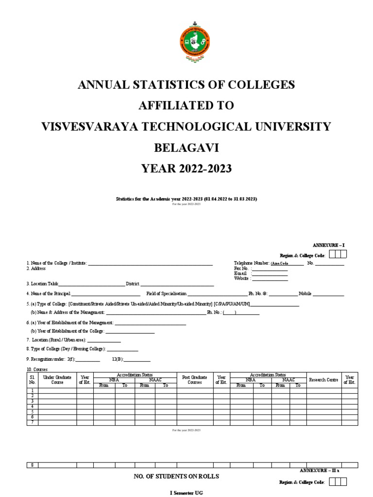 Annual Report Format 2022 23 | PDF | Engineering | Physical Sciences