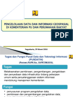 Pengelolaan Data Geospasial Di Kementerian PUPR Yogyakarta