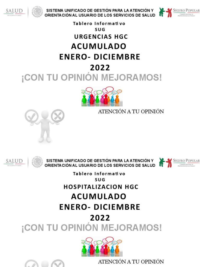 Tablero Informativo - SUG Nov 2022 | PDF