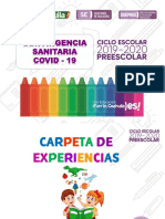 Carpeta de Experiencias de Trabajo en Casa