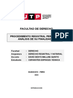 Semana 13 Análisis Del Procedimiento Registral