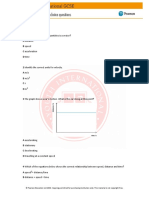 IGCSE - Physics - MCQ 1 - Movement and Position