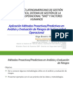 Aplicación Métodos Proactivos - Predictivos en Análisis y Evaluación de Riesgos de La Seguridad Operacional