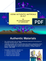 Using Authentic Materials in Elt 2