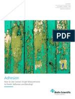 Adhesion and Bonding Predictions Paper