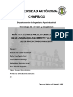 Práctica 3 Etapas para La Formación de Una Masa Leudada Biologicamente y La Obtención de Un Producto de Panaderia