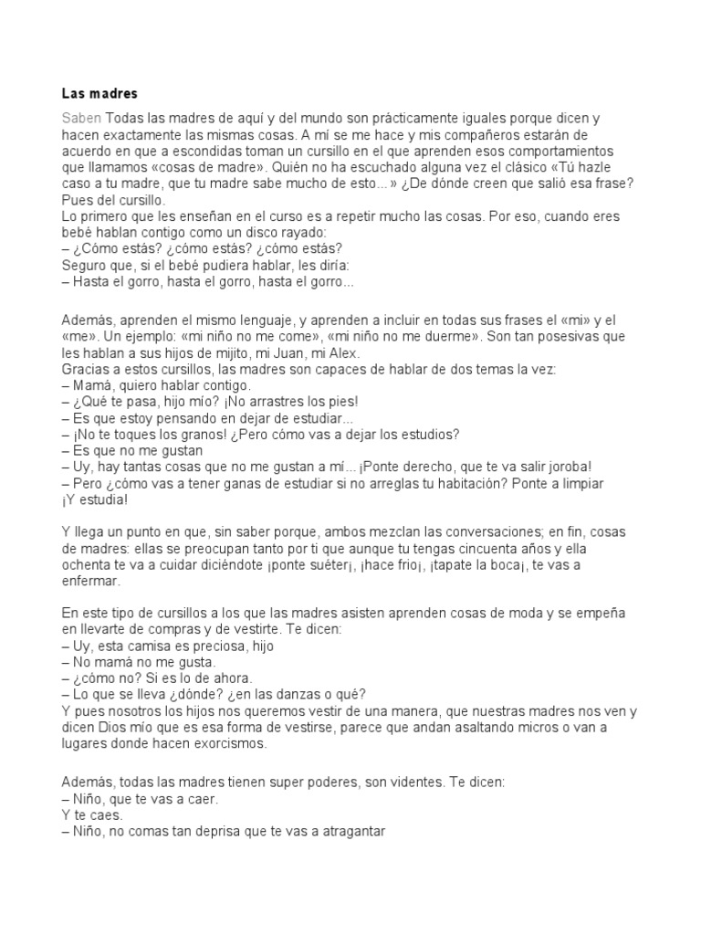 Las Madres | PDF