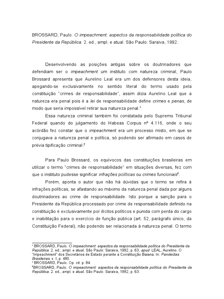 BROSSARD PDF Crimes Crime e Violência