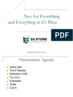 The 5S Store 5S Training Presentation 2019