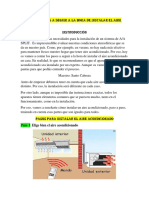 Conoce Los Pasos A Seguir A La Hora de Instalar El Aire Acondicionado