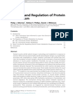 Exercise and Regulation of Protein Metabolism