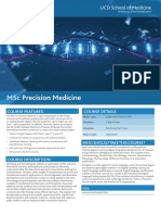 MSC in Data Analytics For Precision Medicine 2pg A4 Web 100223