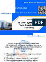 PPT-UEU-Neurosains Ke 9 (Motor System, Flacidity, Spasticity)
