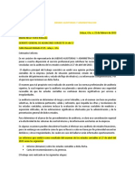 Carta Inicial AUDITORIA