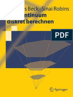 (Springer-Lehrbuch) Prof. Matthias Beck, Prof. Sinai Robins (Auth.) - Das Kontinuum Diskret berechnen-Springer-Verlag Berlin Heidelberg (2008)