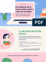 El Problema de La Reconstrucción Social y El Plan de Estudios