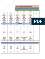 Menu de La Semana Del 07 Al 12 de Noviembre 2022