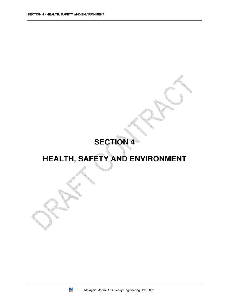 MMHE Health, Safety, and Environment Guide | PDF | Occupational Safety ...