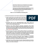 Praktek Administrasi Perencanaan Pemerintahan Daerah