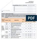 Rúbrica - Evaluación Final (Producto Y Sustentación) : Informe - Memoria Descriptiva Presentació N