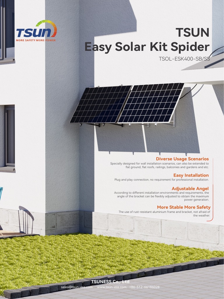 Datasheet - TSUN ESK Spider | PDF | Solar Panel | Electromagnetism