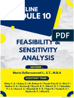Guideline Module 10 Feasibility and Sensitivity Analysis