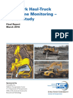 Earthwork Haul-Truck Cycle-Time Monitoring Case Study W CVR