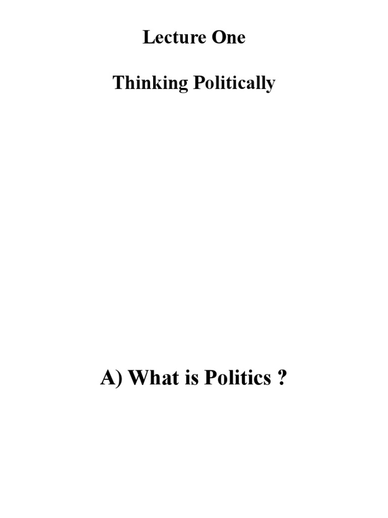 Introduction to Political Science | PDF | Science | Power (Social And ...