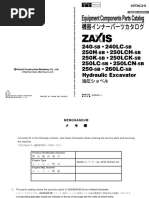 ZX250-5B Equipment Components Parts Catalog