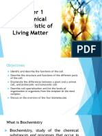 Chapter 1 Biochemical Characteristics of Living Matter