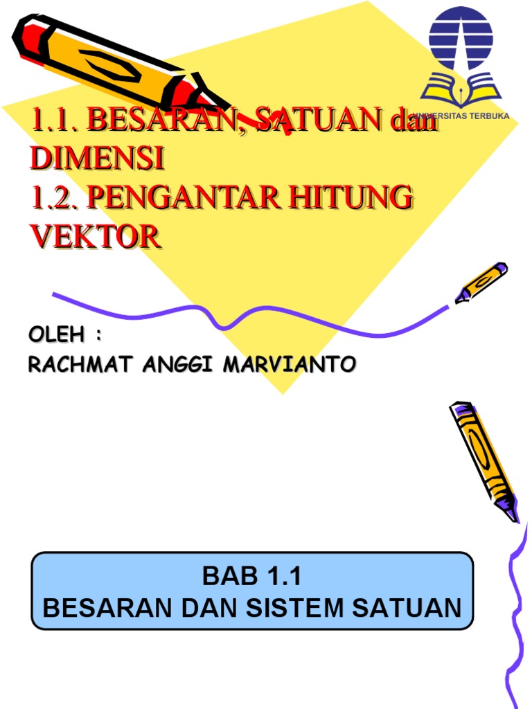 Besaran, Satuan, dan Dimensi Fisika | PDF