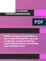 Q4 Kilusang Pangkababaihan