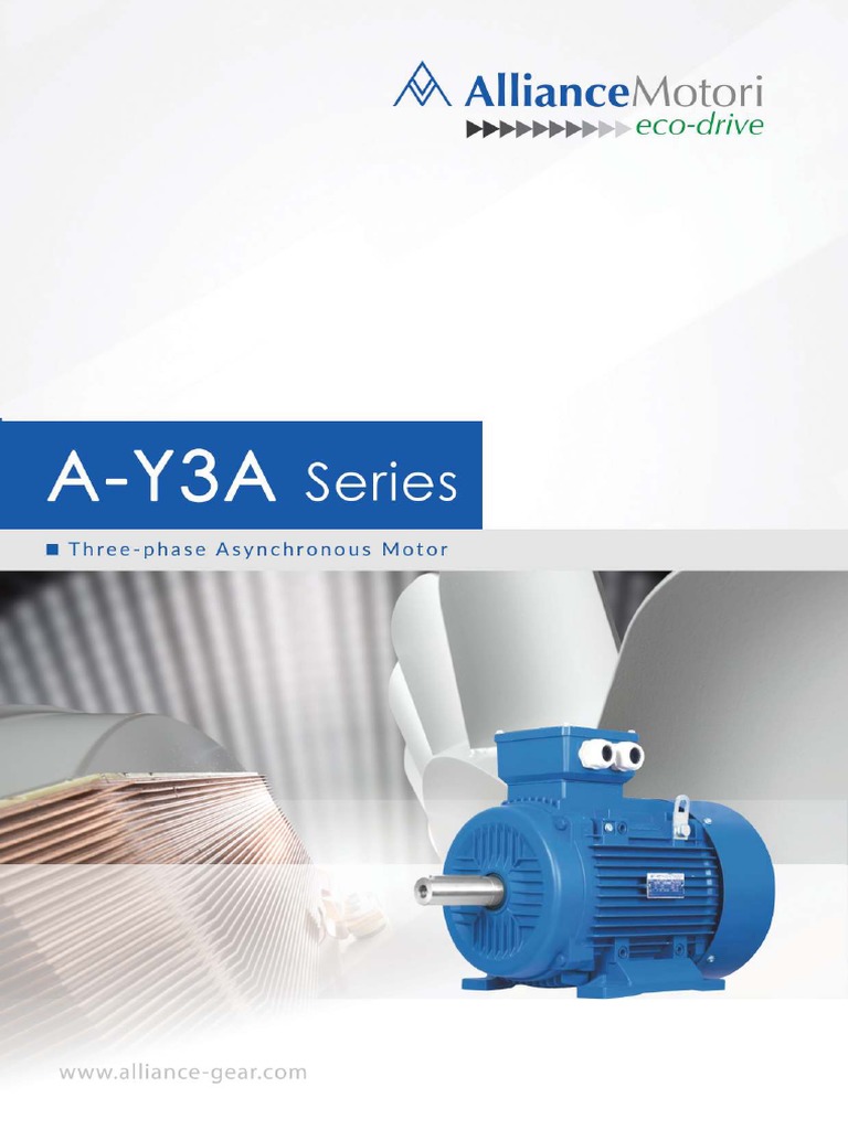 Alliance Motori Eco-Drive - Type A-Y3A Series (Watermark) - 150CMP | PDF