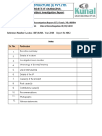 Incident Investigation Report REDDY