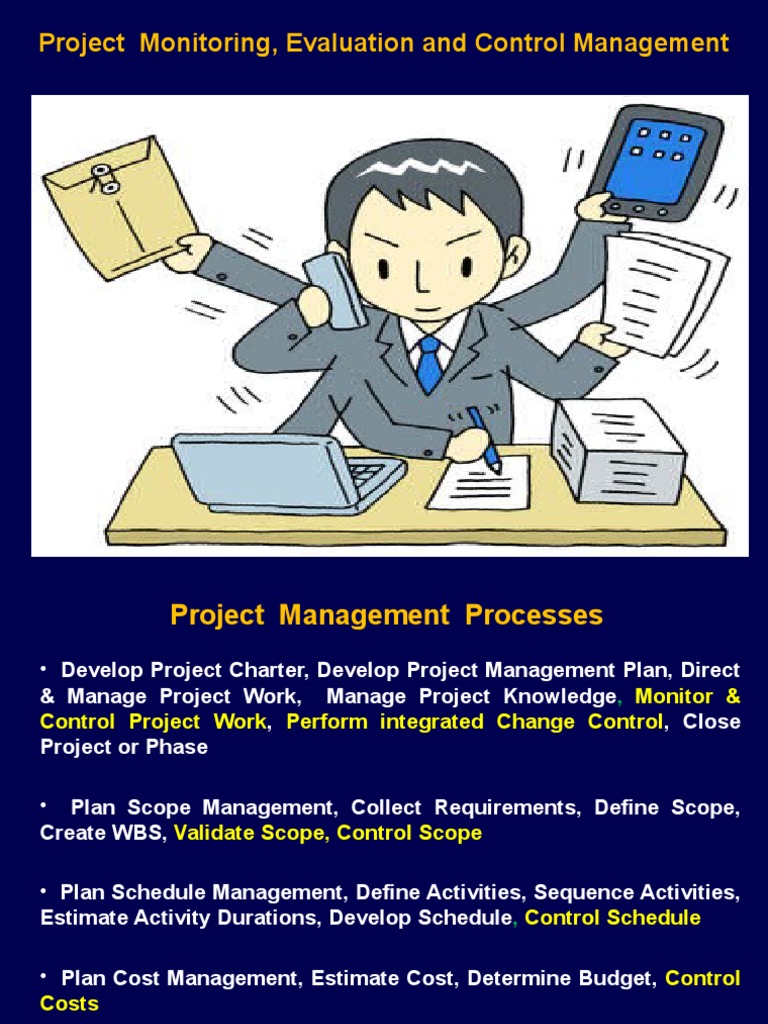 Project Monitoring, Evaluation and Control Management | PDF | Project ...