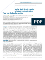 Logistic Optimization For Multi Depots Loading Capacitated Electric Vehicle Routing Problem From Low Carbon Perspective