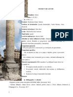 Cls - VIII. RABOZOAIELE DACO ROMAN Proiect Didactic