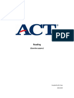 ACT Reading Practice Tests