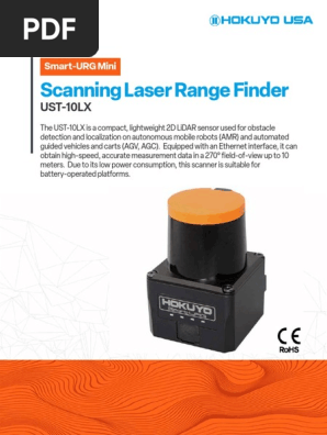 Hokuyo UST-10LX 【2D LiDAR】 RACECAR/J - Hokuyo UST-10LX Lidar - JetsonHacks
