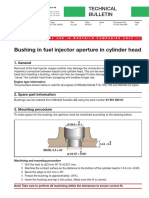 Nohab Bushing in Fuel Injector Aperture in Cylinder Head