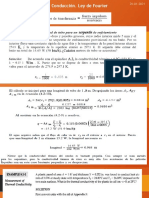 1.3 Conducción. Ley de Fourier + Ejemplos