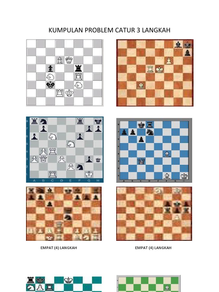Kumpulan Problem Catur 3 Langkah Pdf