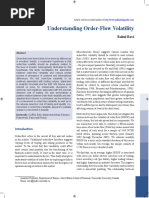 Understanding Order Flow Volatility