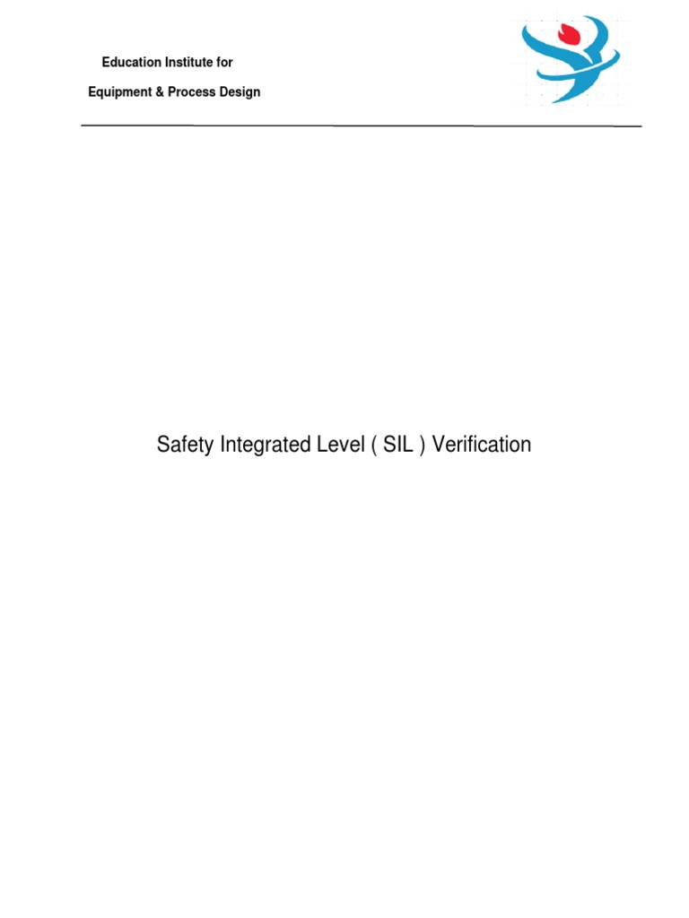 Sil Verification Pdf Systems Engineering Safety