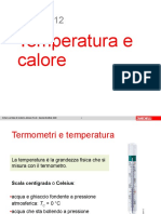 Temperatura e Calore