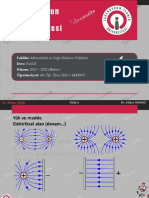 21-22 - FİZİK II - Hafta 4 Anlatımı - Elektrik Alan Kısım 2