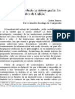 Cómo Construye Su Objeto La Historiografía: Los Irmandiños de Galicia