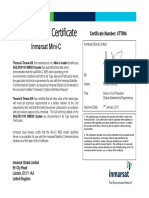 SAILOR 6110 GMDSS System Type Approval Certificate Inmarsat